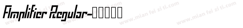 Amplifier Regular字体转换